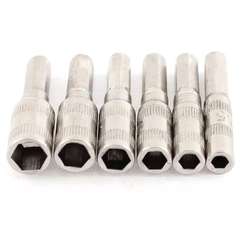 12PC Hex 4mm Micro Mini Screwdriver Socket Bits 2.5mm 3mm 3.5mm 4mm 4.5mm 5mm