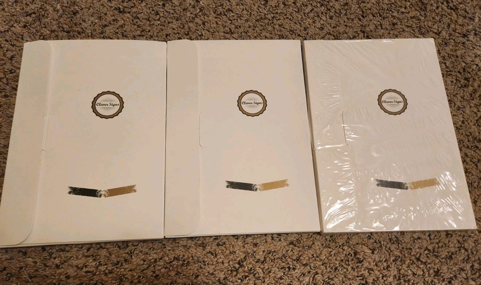 Lot Of 3 Clever Signs Habit Tracking Notebooks Motivation Habits Goals 12 Months