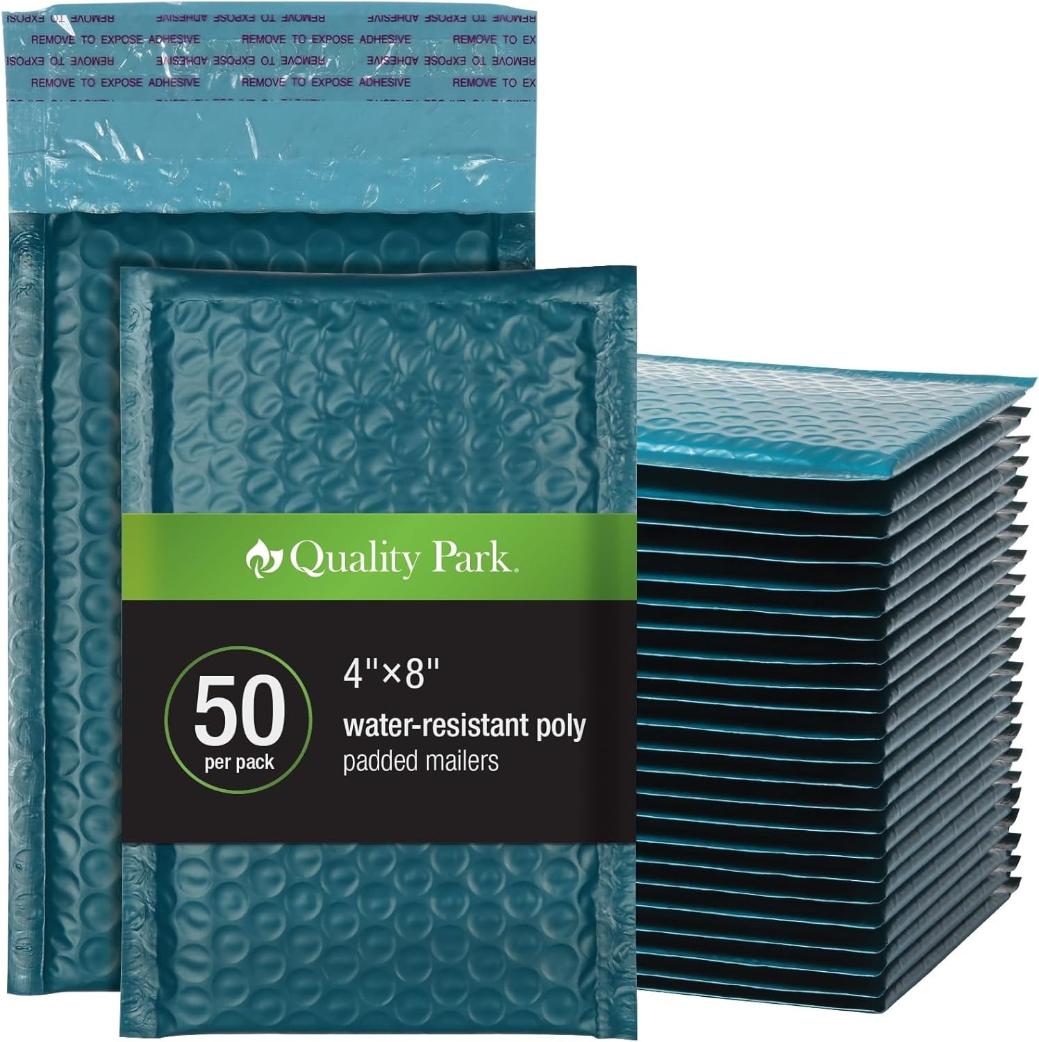 Self-Seal Blue Bubble Mailers (4×7) – 50 Pack of Lightweight Padded Envelopes