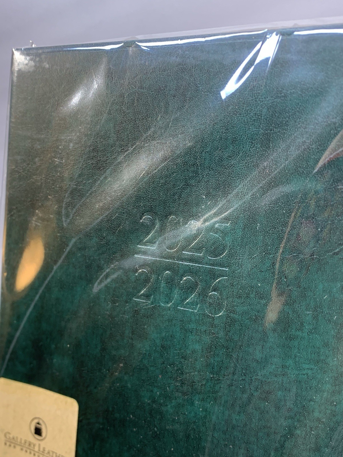 Gallery Leather 2026 Academic Planner Weekly Format Monthly Section Green NEW