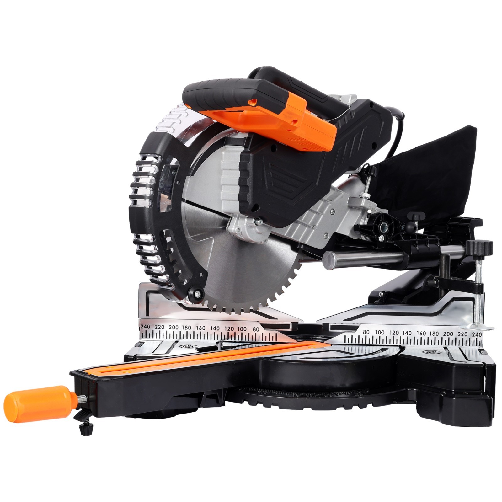 Sliding Compound Miter Saw 10-In Blade 15 Amp Motor Corded Double Bevel 48-Tooth