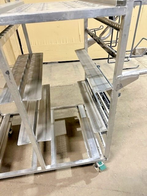 **LOT OF 2** WIN HOLT COMMERCIAL ONLINE ORDER PICKING WORK STATION CART