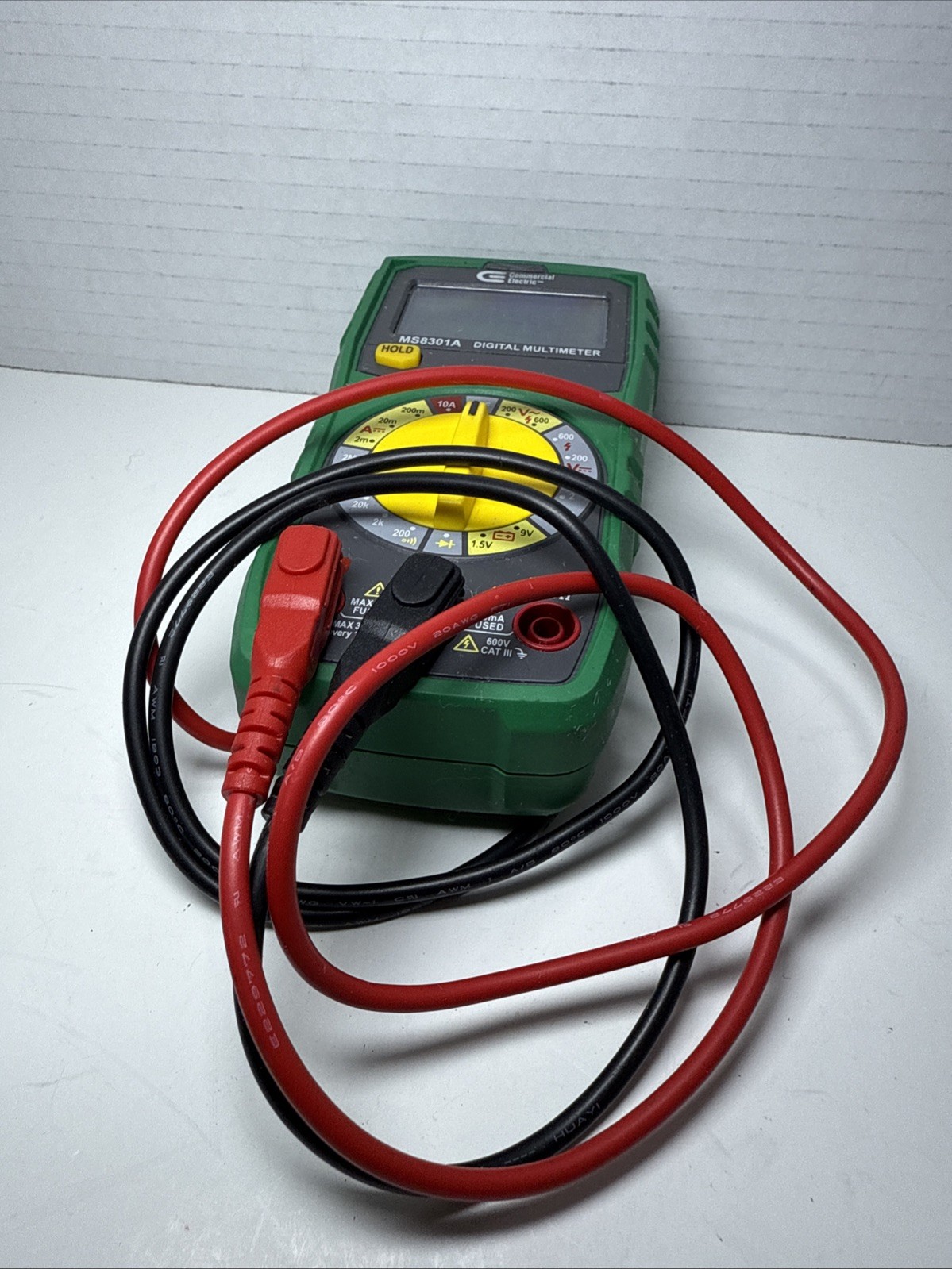 Digital Multimeter AC DC Voltmeter Ammeter Ohmmeter Volt Tester Meter MS8301A