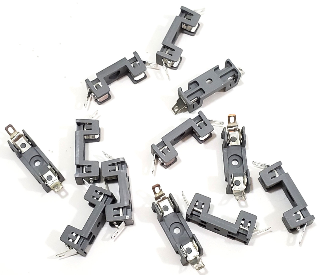 Lot of 12 Littelfuse 354001GY Fuse Holders 30 Amp 300 Volt For 3AG Style Fuses