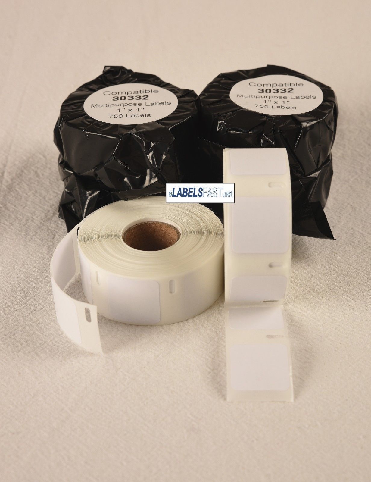 Rolls of 1″ x 1″ Multipurpose Labels for Dymo 30332-750 Labels/Roll