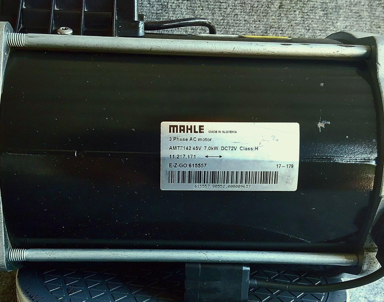 E-Z-GO 3 Phase AC Motor 72V AC Electric Motor 2016-2025 Models OEM # 615557 NEW