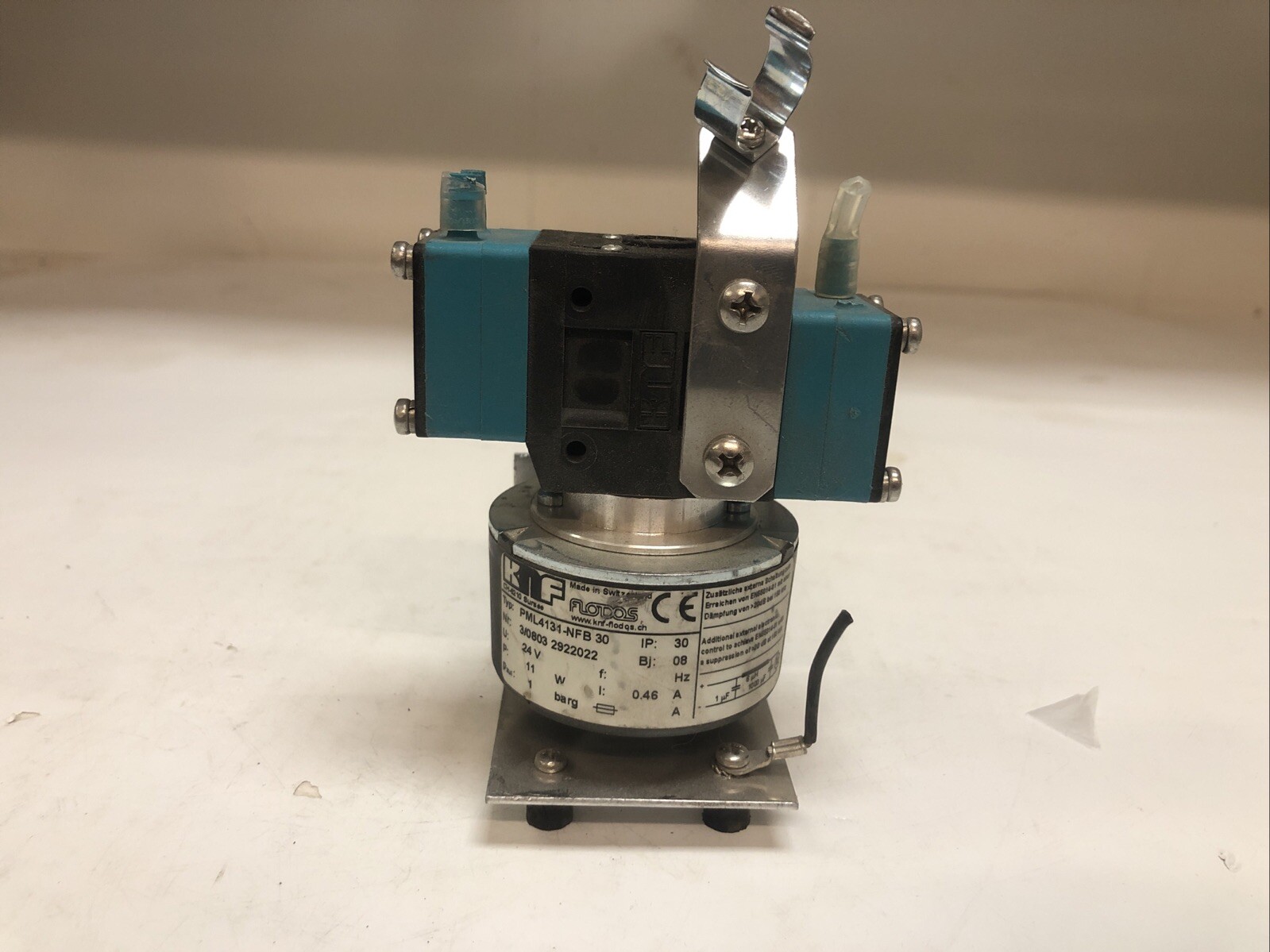 1 Used KNF PML4131-NFB 30 Diaphragm Liquid Pump 0.46A 24VDC, IP: 30, Bj: 08