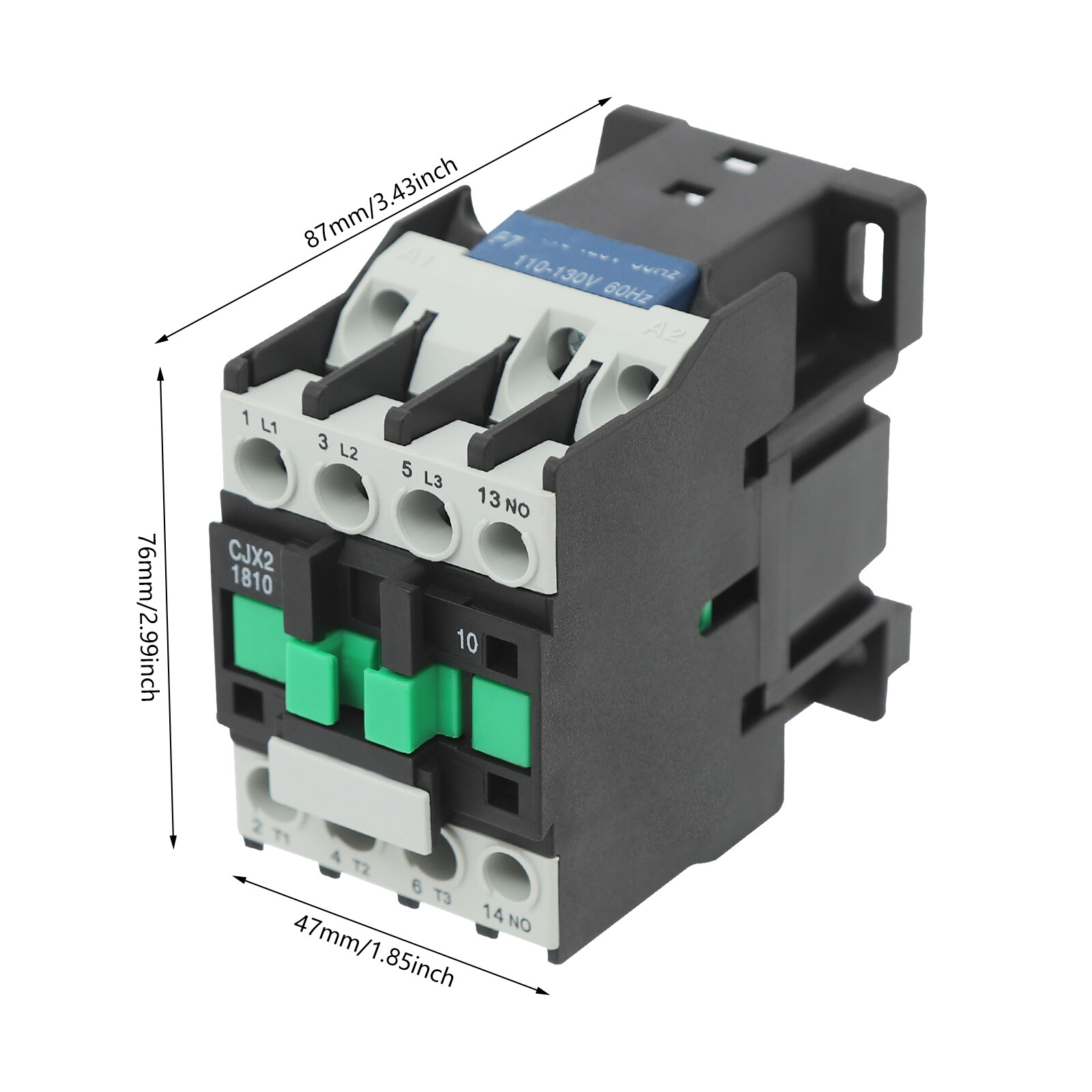 CJX2-1810 Power Contactor Starter Relay Power Contactor Motor 50/60hz 110V
