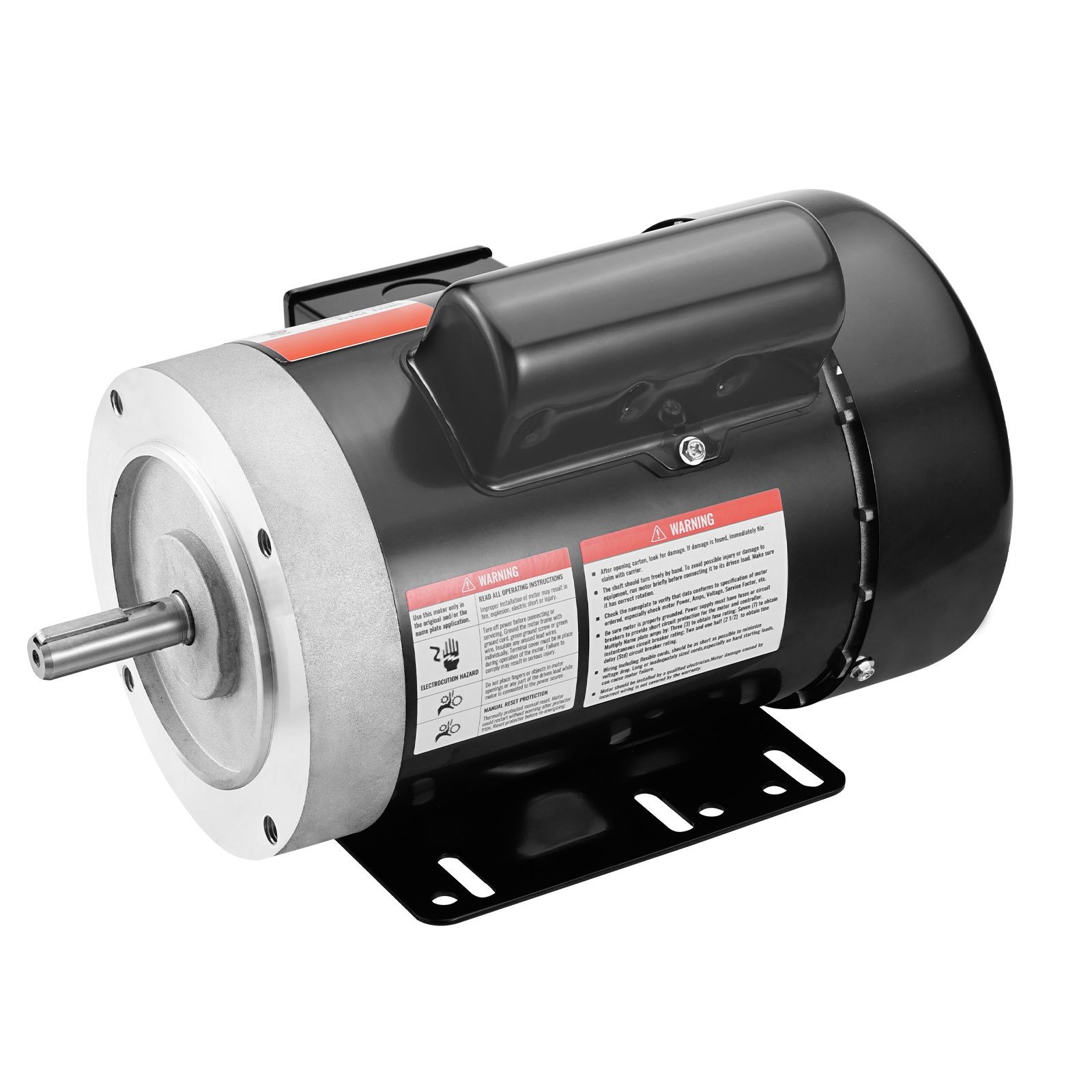 0.75HP Electric Motor 1725 rpm,AC 115V/230V,56C Frame,Air Compressor Motor