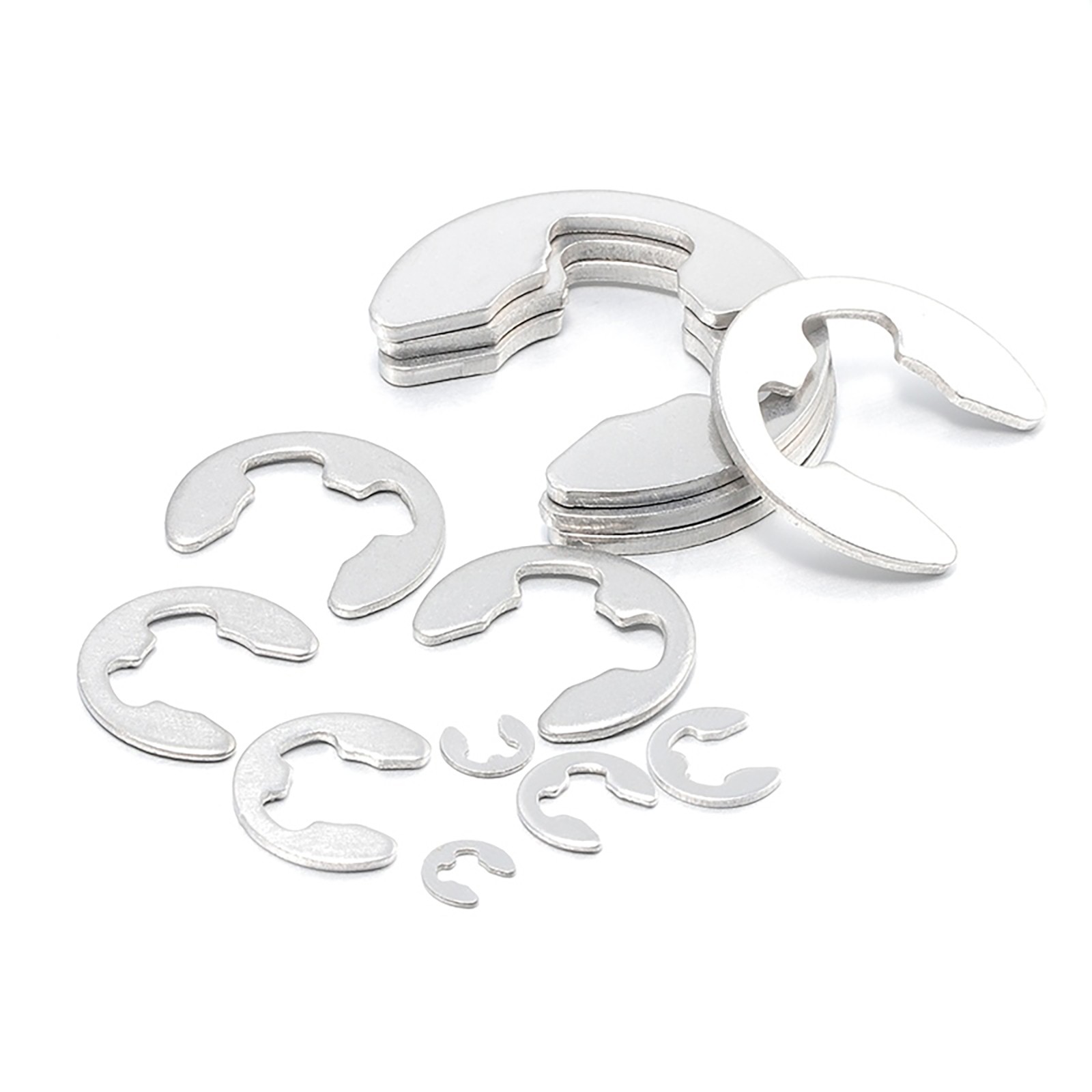 Stainless Steel E-Clips External Retaining Washers C-Clip 1.2mm – 15mm DIN 6799