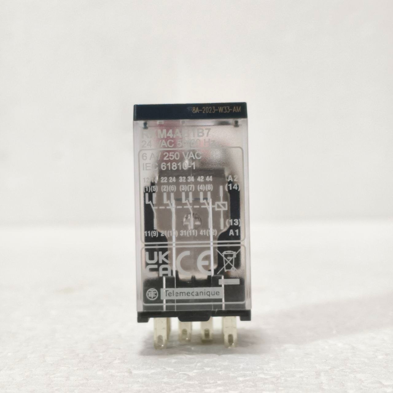 SCHNEIDER ELECTRIC RXM4AB1B7 MINIATURE PLUG-IN RELAY 14-PIN BOX OF 10 PC