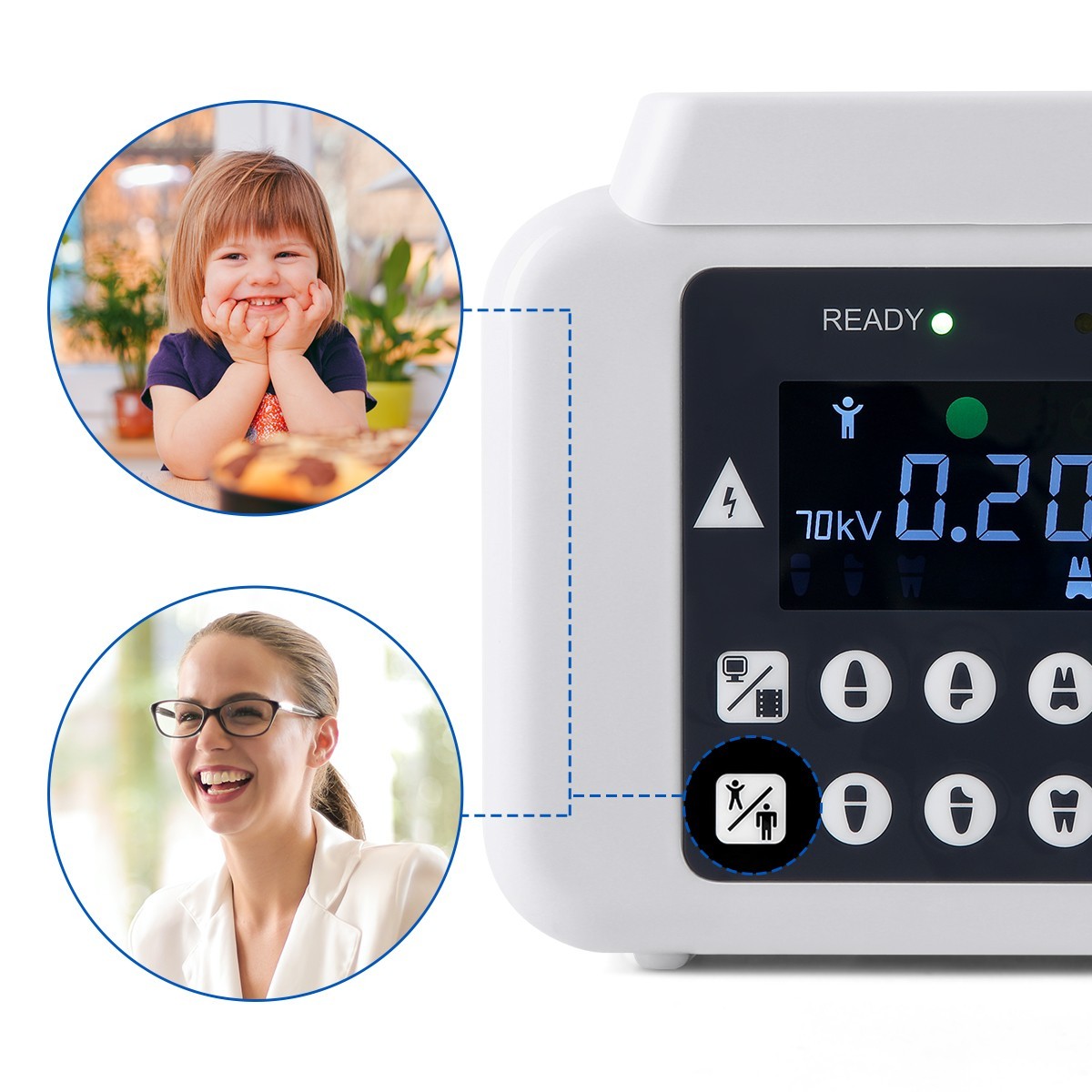 Dental X-Ray Positioner Digital Xray Sensor Holder Film Positioning System 2.0