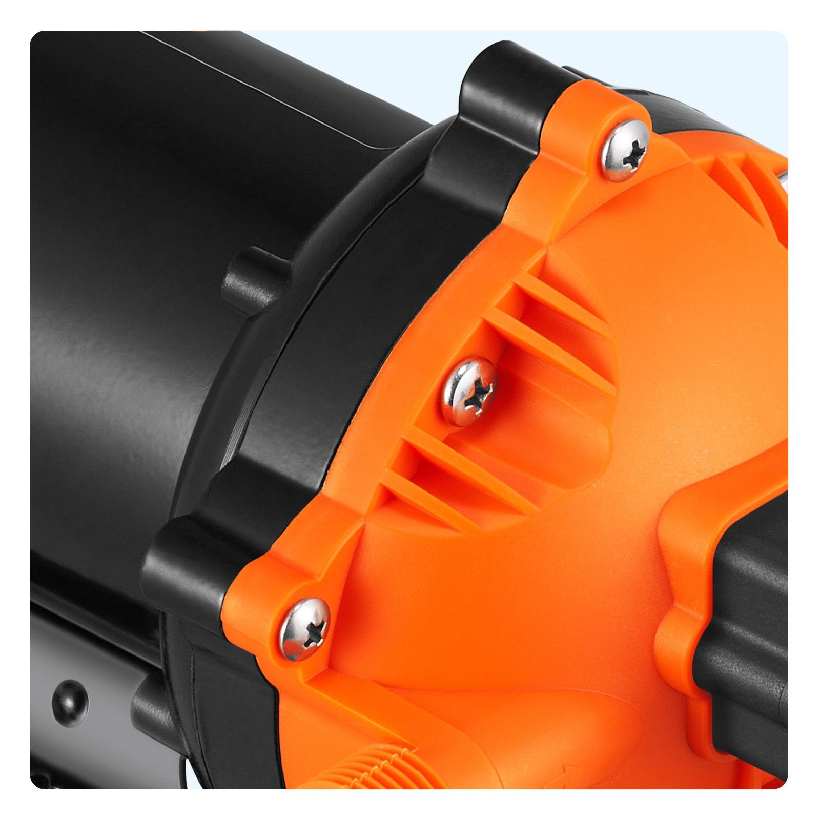 Water Diaphragm Pump, 12V DC, 5.5 GPM Flow, 70 PSI Rated Pressure (40-100 PSI Ad