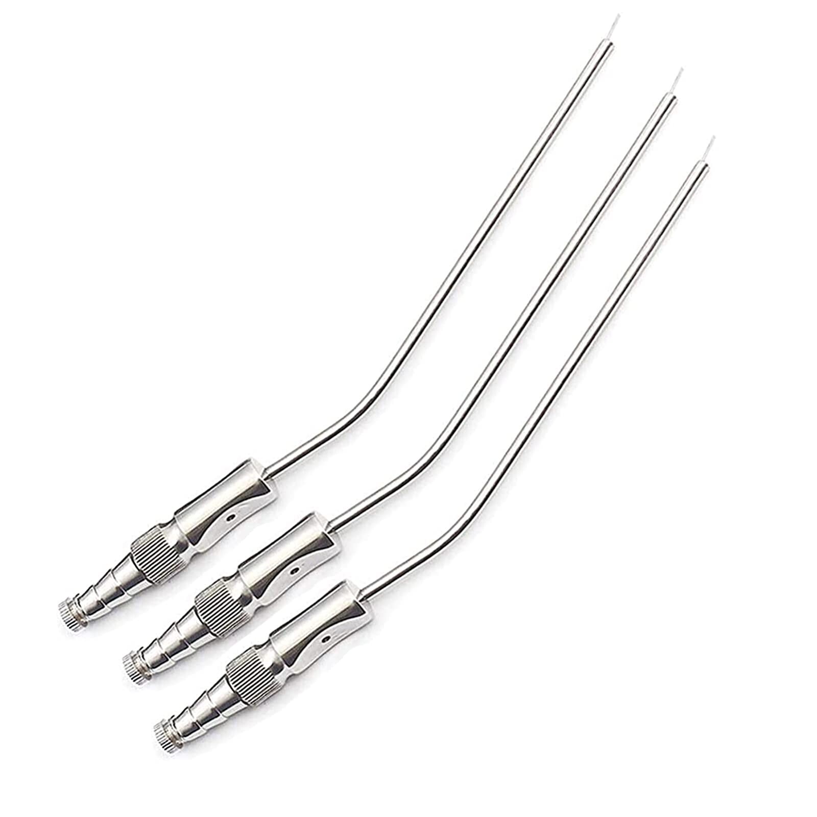 3 pcs FRAZIER Suction Tube 8, 10, And 12 Fr Dental Surgical ENT Instruments