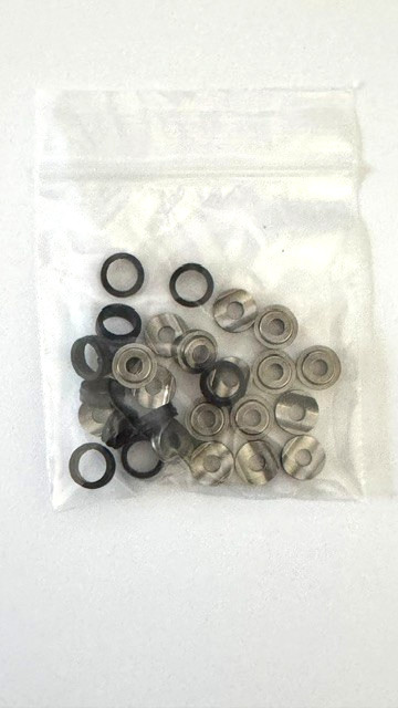 Graco 246453 RAC X One Seals (QTY 18 Seat Seals, 10 Rubber Gaskets) New