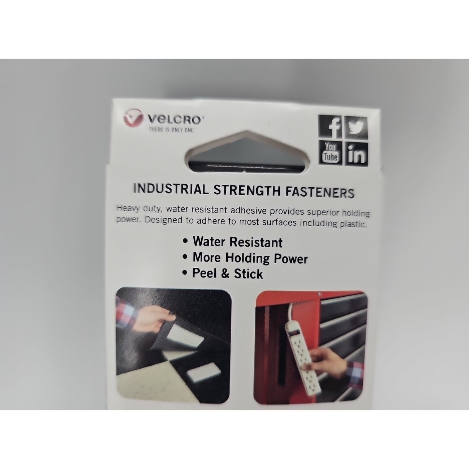 4′ x 2″ Velcro Roll • Industrial Strength • Holds Up to 10 lbs • Stick On [123]