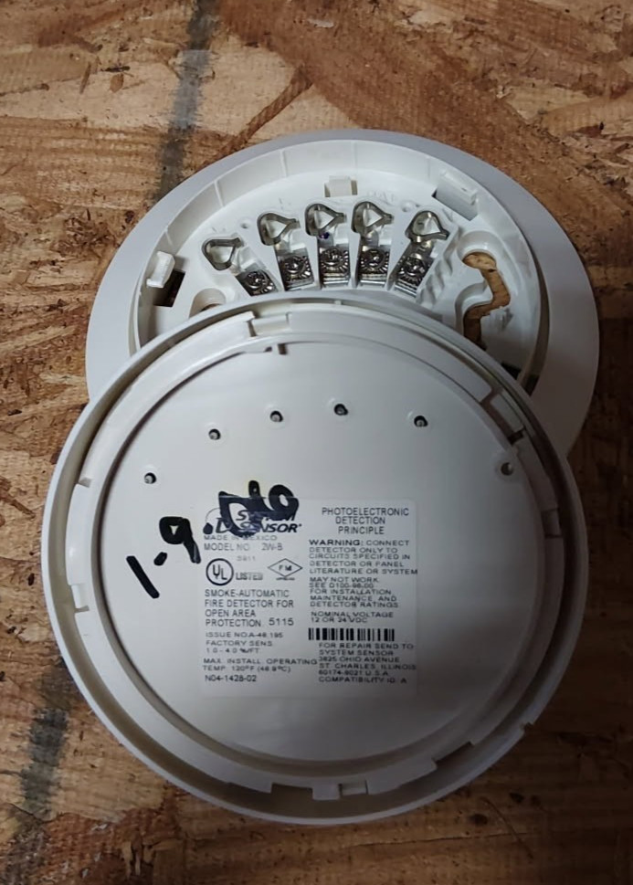 System Sensor 2W-B 2-Wire Photoelectric Smoke Detector