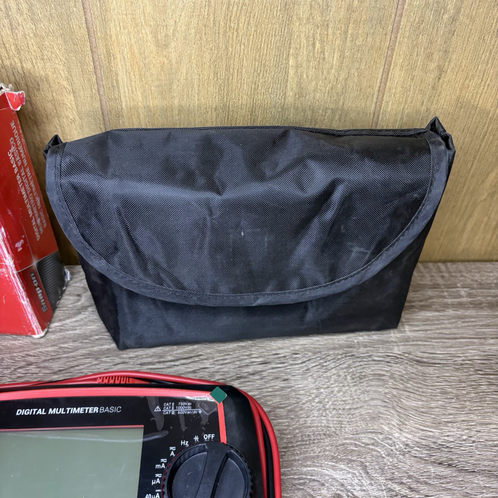 Snap On EEDM504F Basic TRMS Digital Multimeter with Leads & Pouch – 13978
