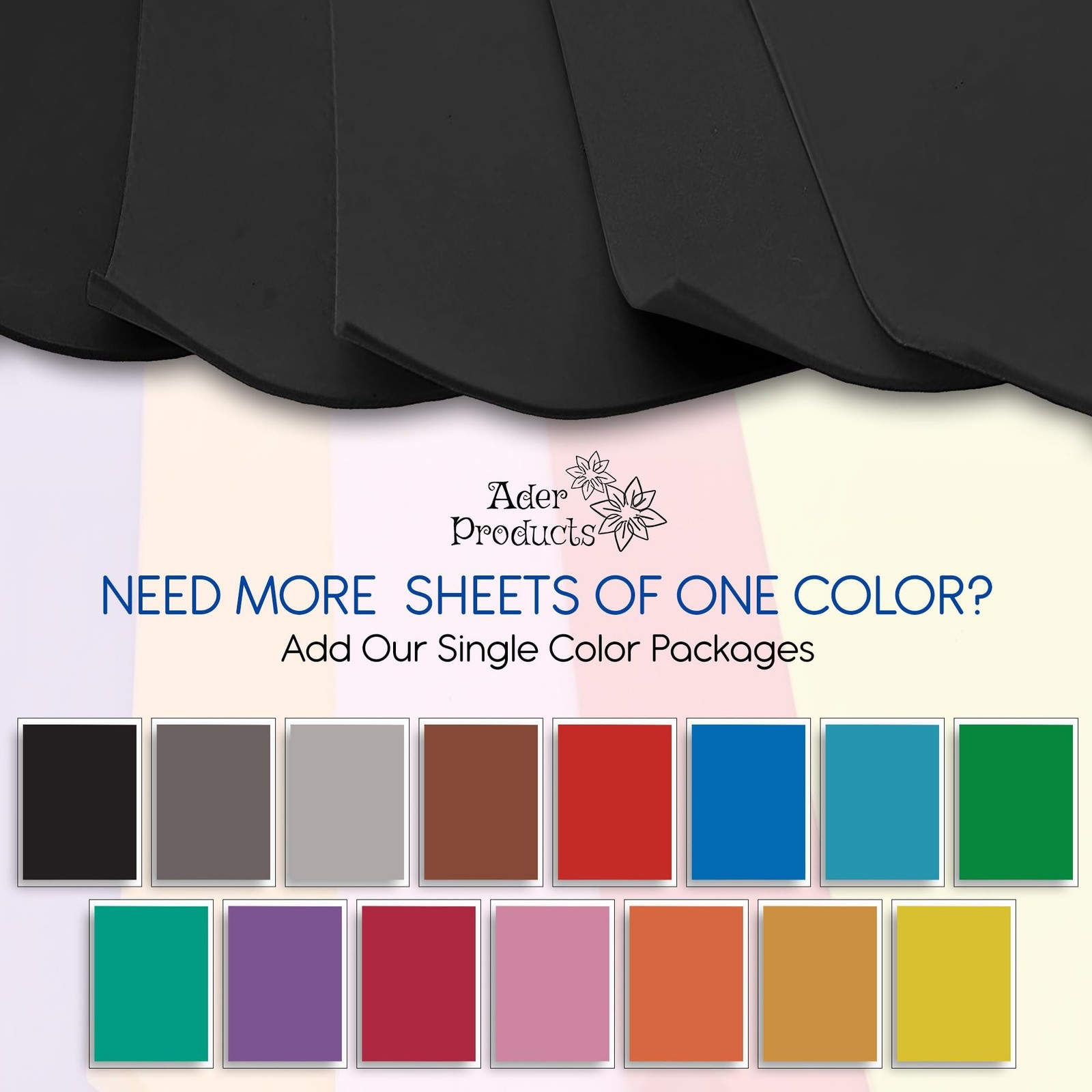 Black EVA Foam Sheets for Crafts, 15 Pack, 9 x 12 Inch, 2mm Thickness – Id