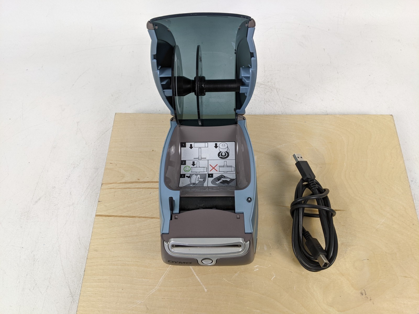 DYMO LabelWriter 400 Thermal Label Printer 93089 USB Tested Works No Power Cord
