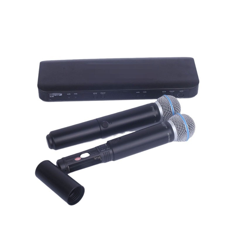HOT BLX288 SM58 Professional Wireless Microphone 2 with Receiver Stage Handheld