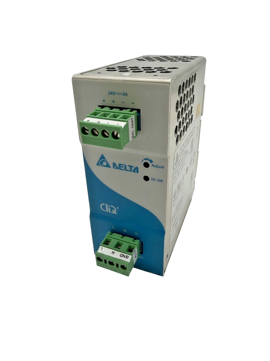 Delta DRP024V120W1BN DIN Rail Power Supply 24V 120W New openbox