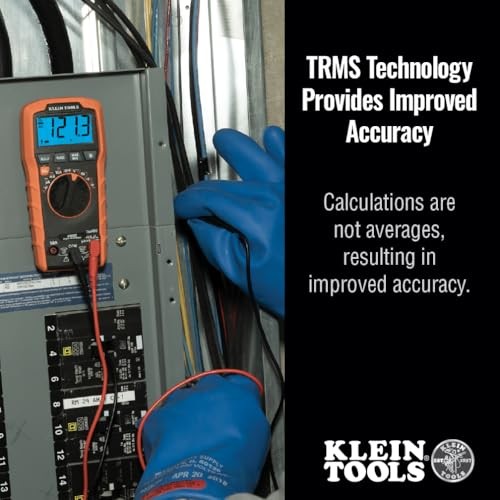 Klein Tools MM420 Digital Multimeter TRMS Multimeter, 600V AC/DC Auto-Ranging