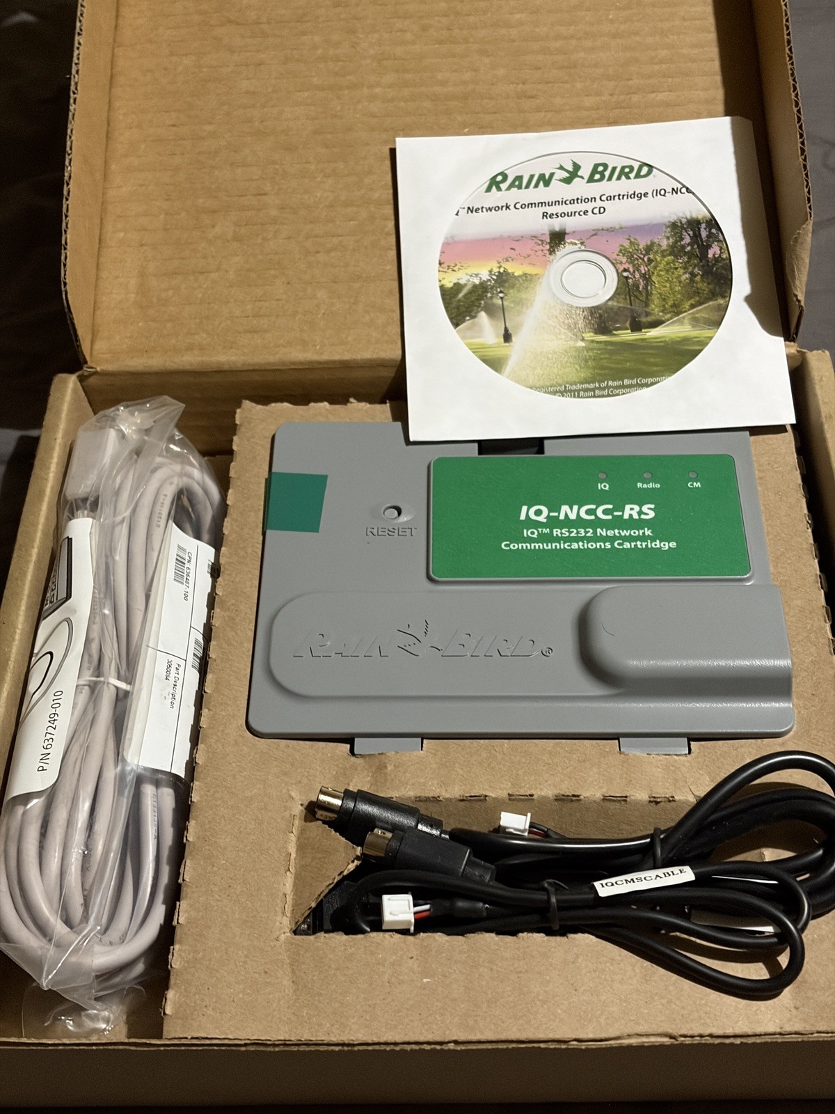 Rain Bird IQ Network Communication Cartridge and IQ Spread Spectrum Radio