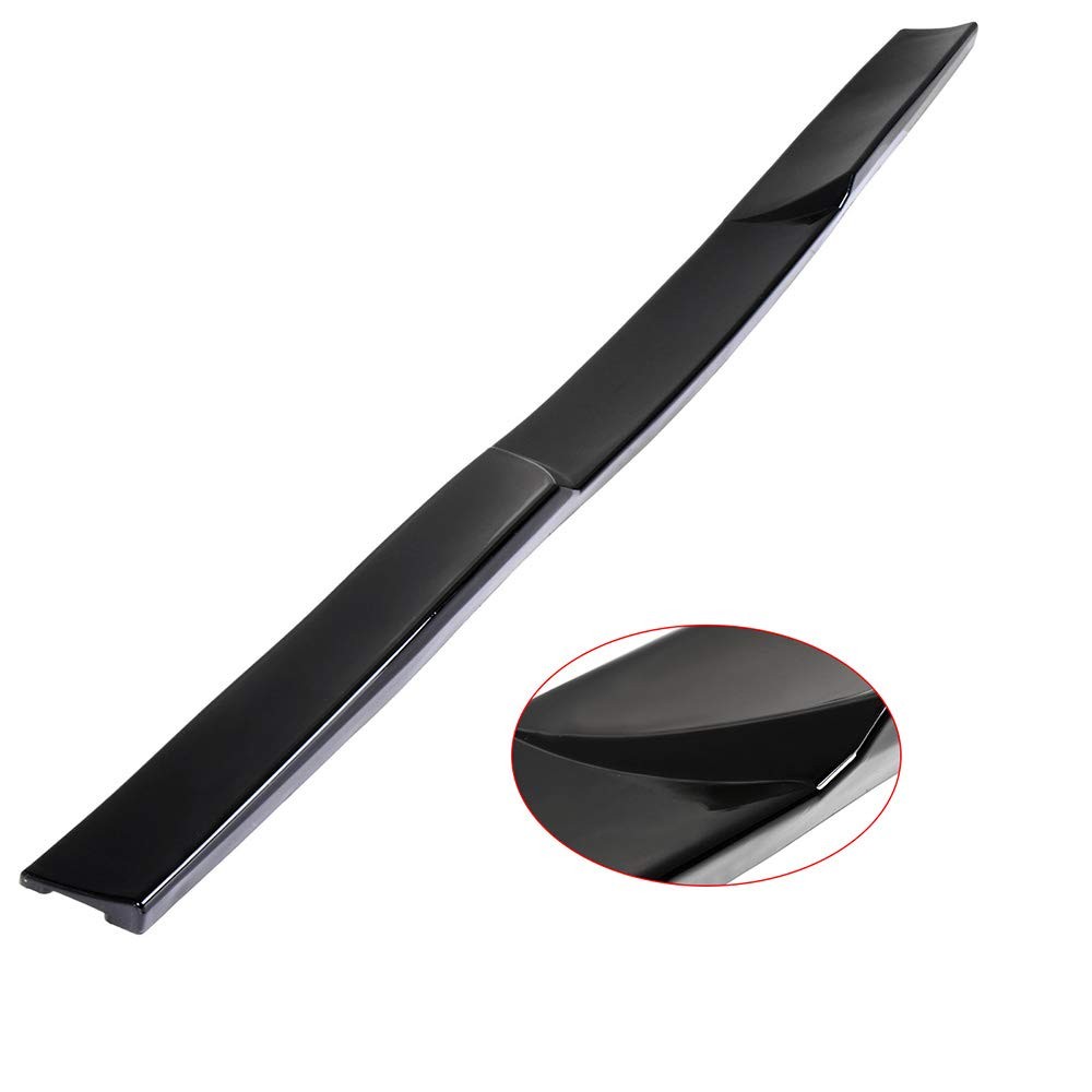 Universal Hydro Dipped Rear Window Roof Spoiler Glossy Carbon Look