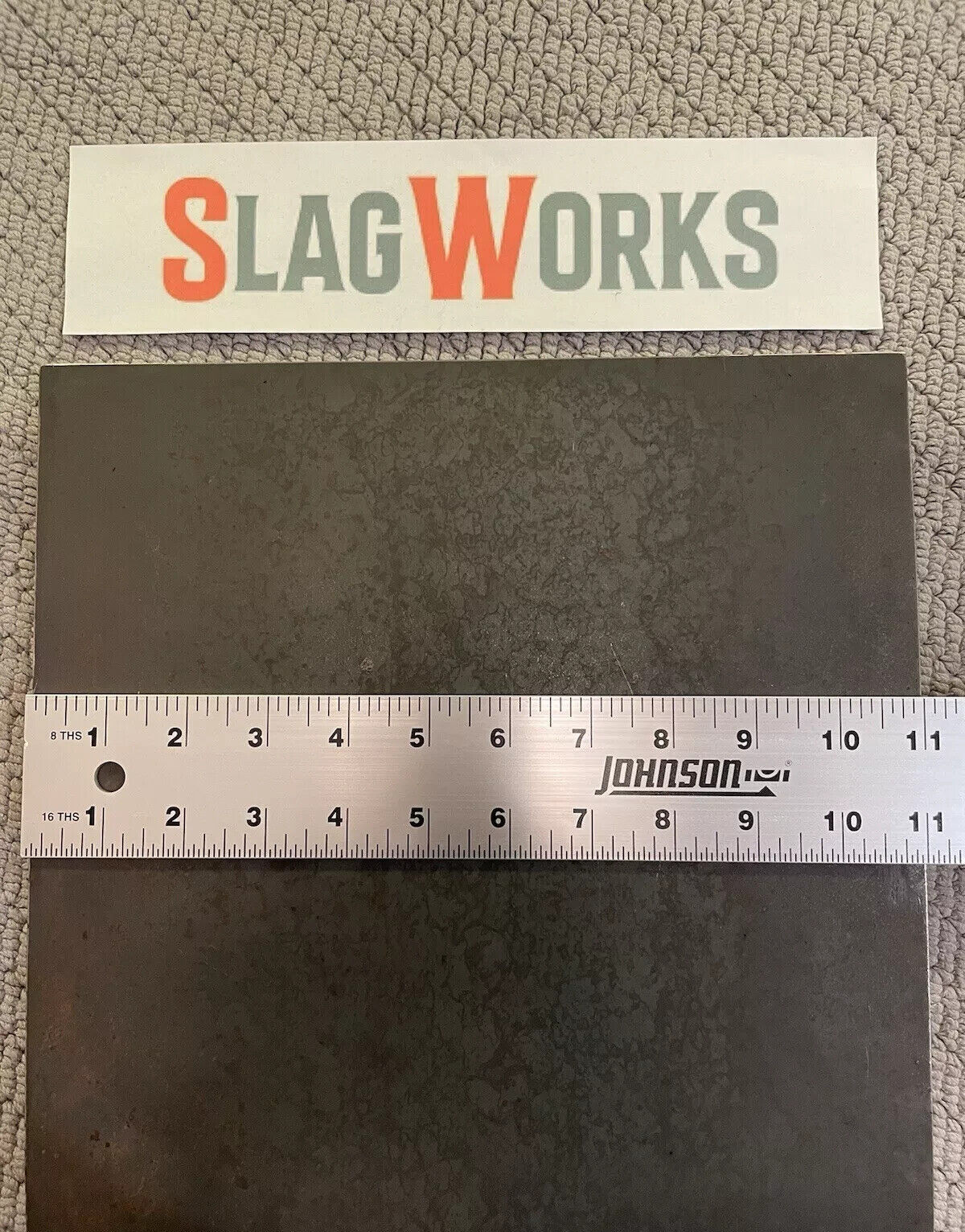 3/8x11x12 inch steel plate 11”x12” A36 Hot Roll Flat .375″ Thick