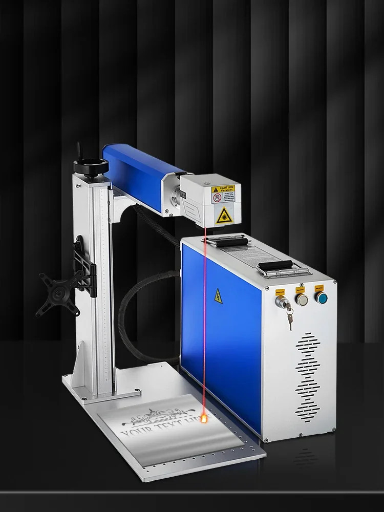 🔥30W Fiber Laser Marking Machine Engraving Cutter w/ EZCAD2 Control Software