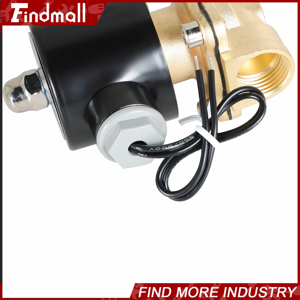 1/2″ DC 12V Brass Electric Solenoid Valve NPT Gas Water Air Normally Closed