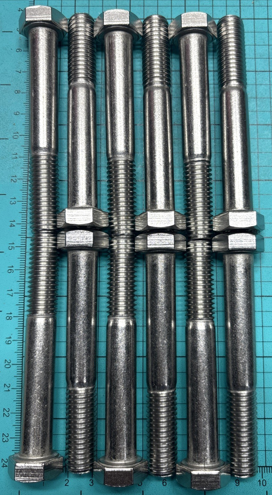 12- 1/2-13 X 3-1/2″ Hex Bolts 18-8 Stainless Steel Cap Screws Partially Threaded