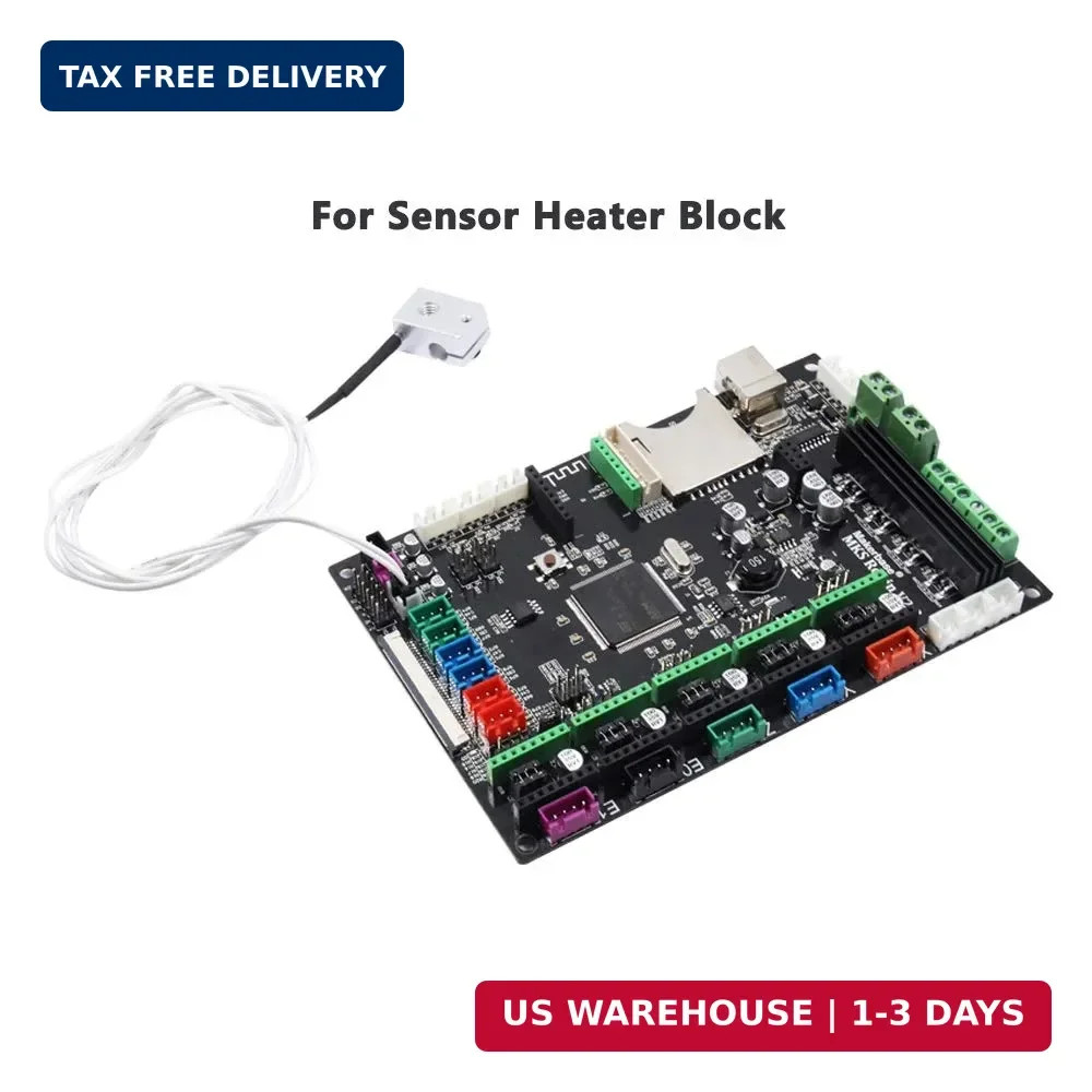 WINSINN HT-NTC100K Thermistor Sensor, Ender 3 v2 Upgrade 3×15 3950 XH2.54 2Pin,