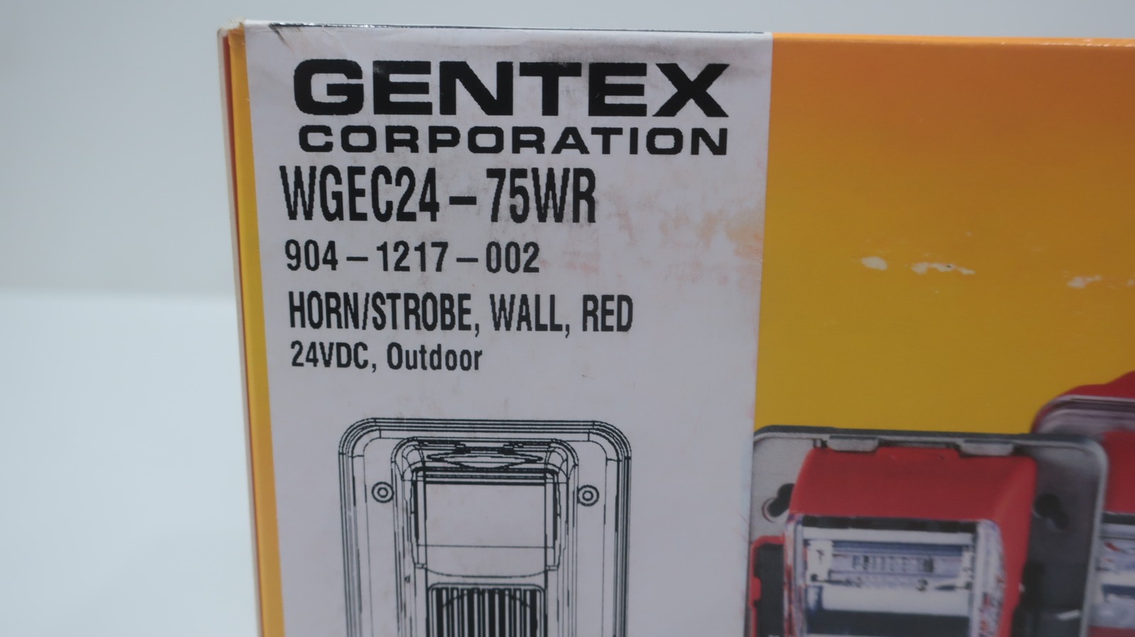 Gentex WGEC24-75WR Weatherproof Fire Alarm & Strobe Module