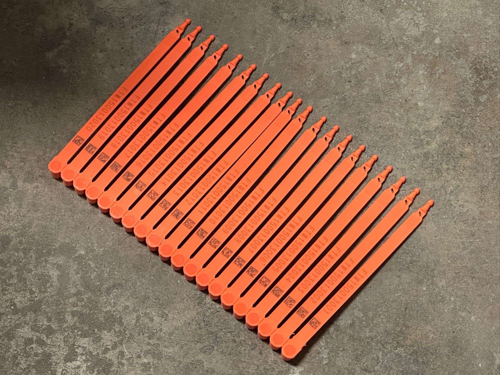 100 TYDENBROOKS AMAZON Security Seals Tag for Trucks, Trailers, Container,ORANGE