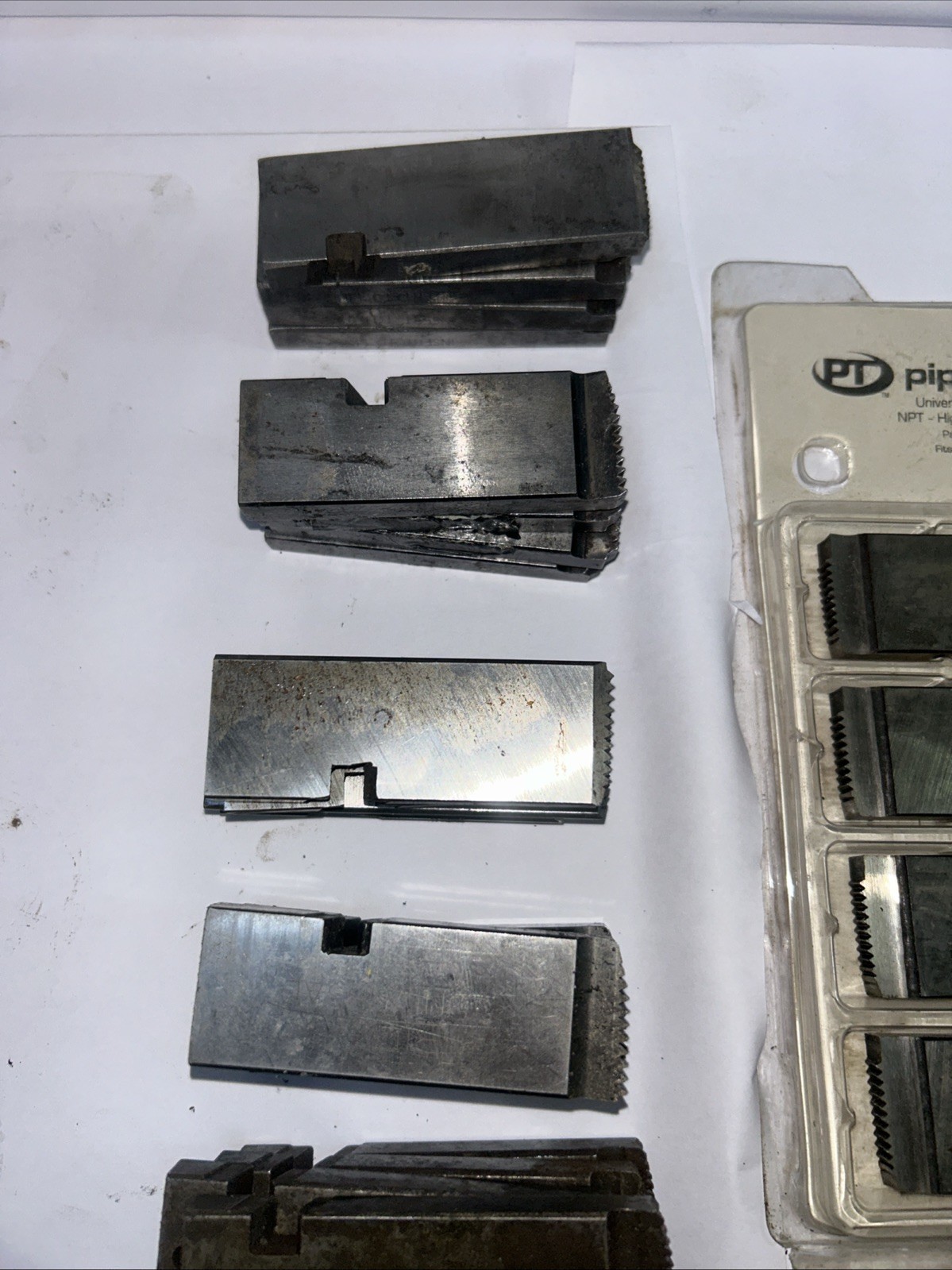 10 Sets of Threading Machine Dies, Right-Handed High-Speed NPT Ridgid