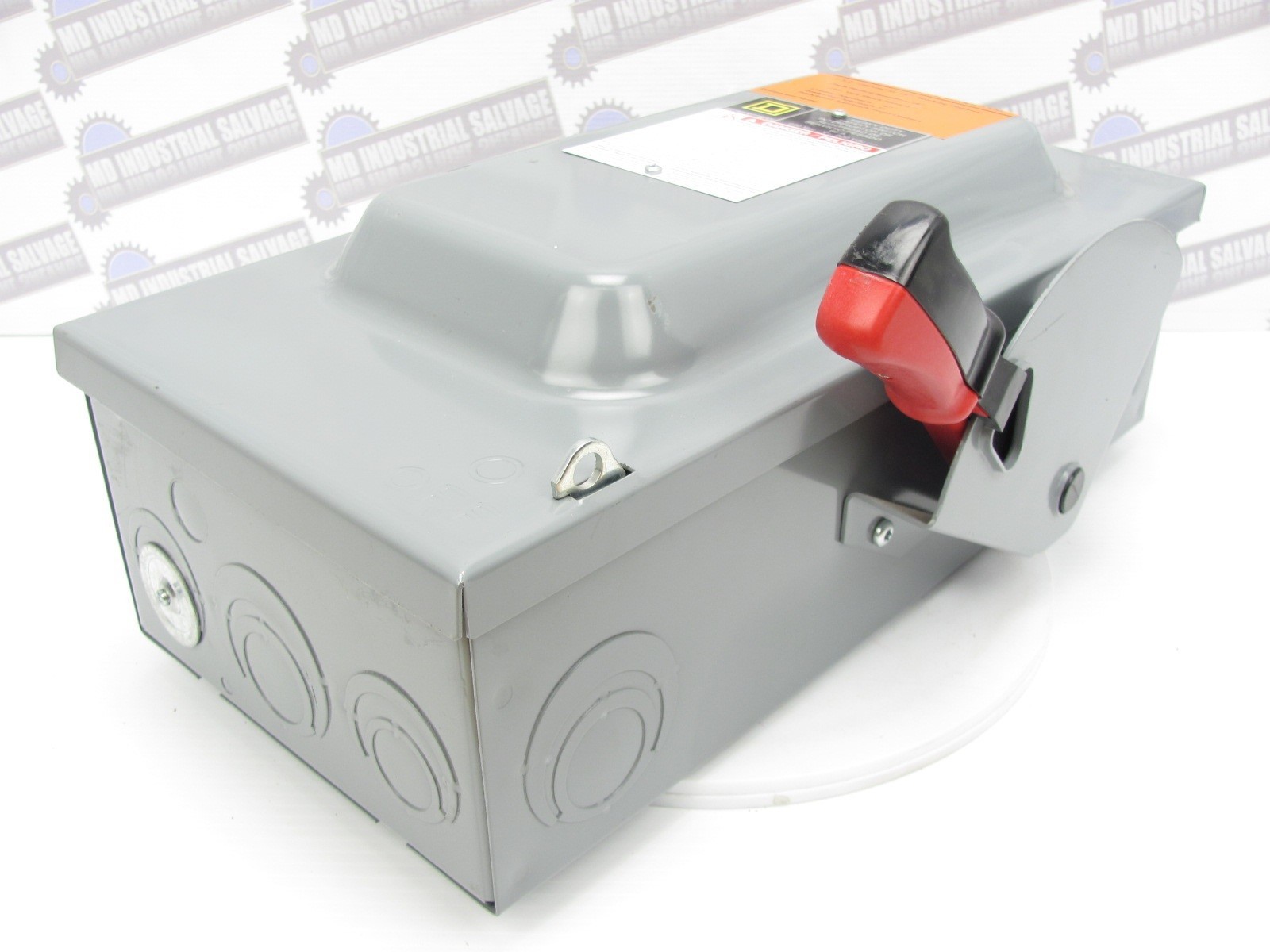 SQUARE D HU362 – 60A NON-FUSEABLE DISCONNECT w/Added NEUTRAL BLOCK HU362N 3P/4W