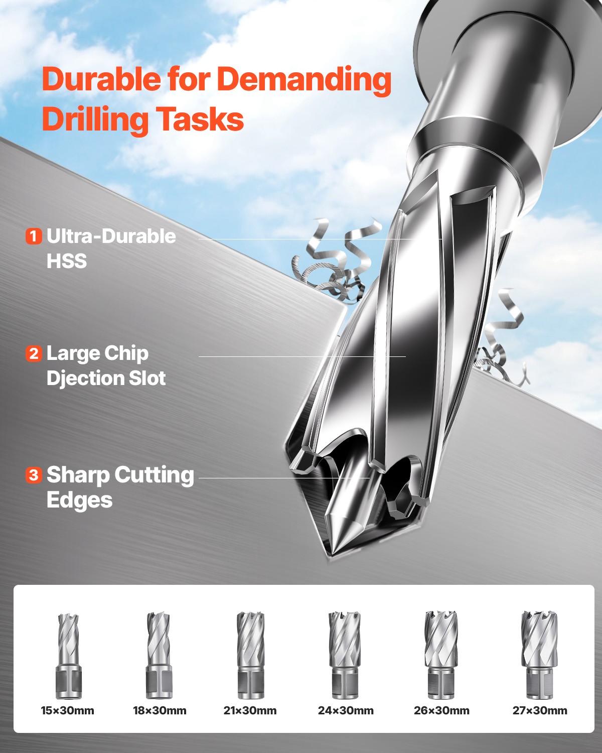 VEVOR Magnetic Drill Portable Mag Drill Press 1450W 2922 lbf 2″ Coring Diameter
