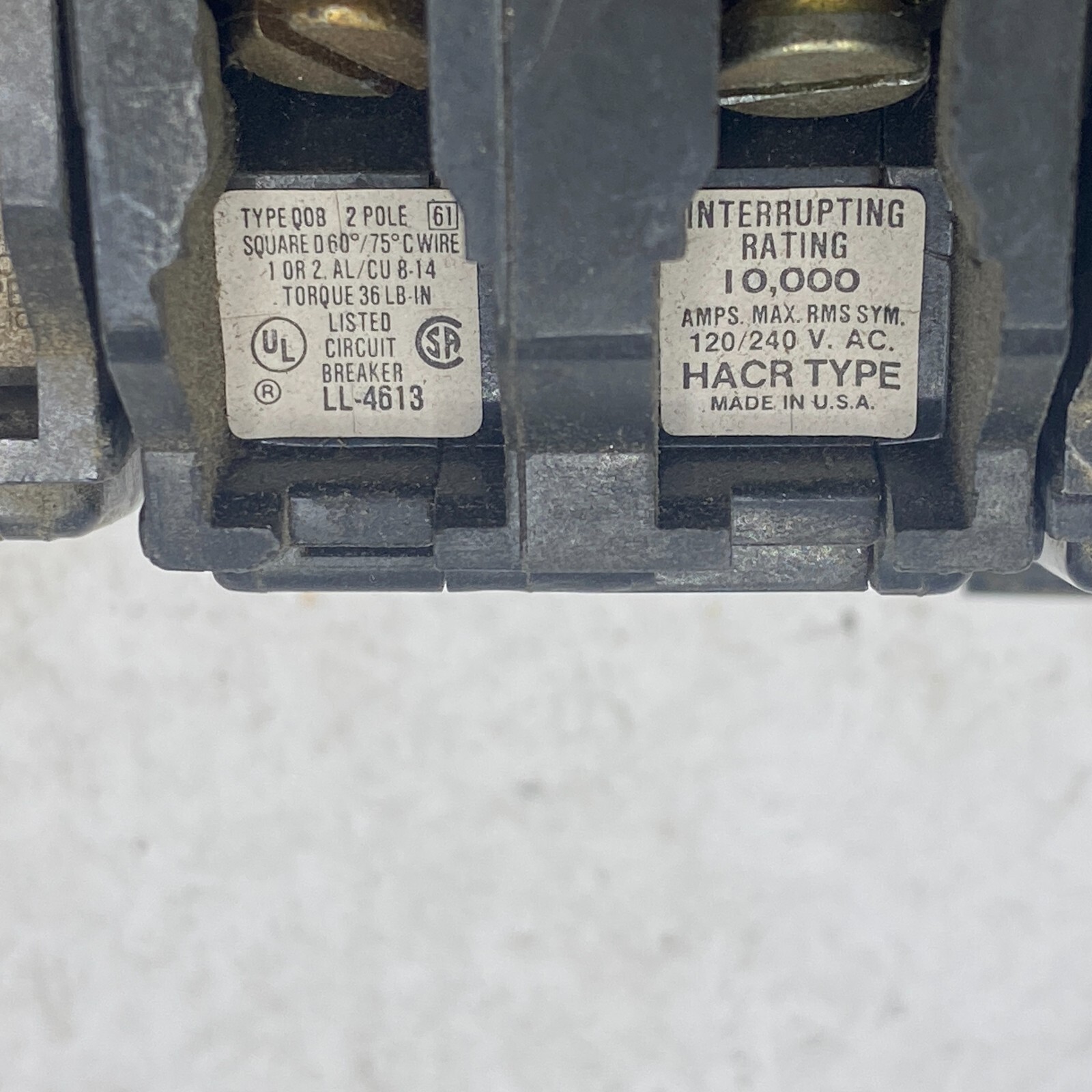 Lot of 3 Square D 2-Pole 20A 120/240V Circuit Breakers Mix Type QO & QOB OEM ✅