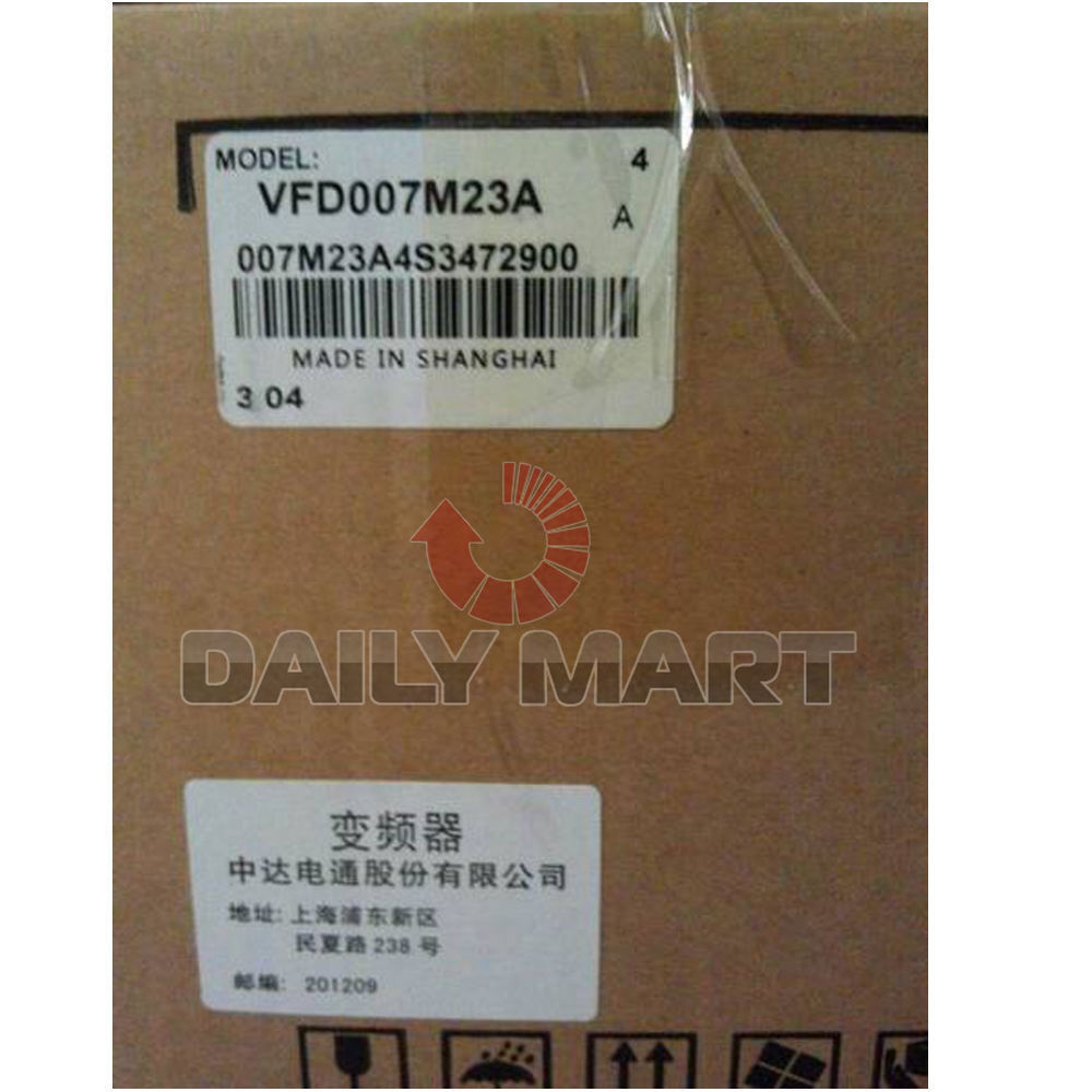 New Delta Converter VFD007M23A 0.75KW Drive, AC, 1Hp, 230V Three Phase Input