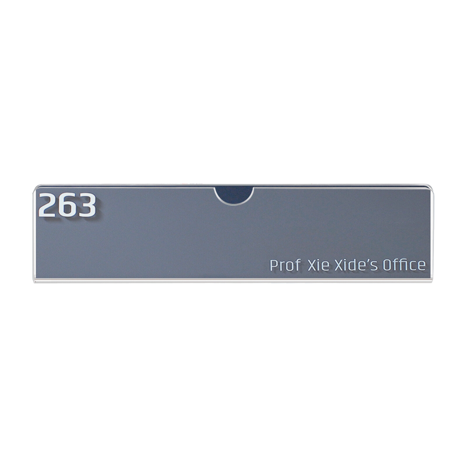 40pcs Office Name Plate Holders Acrylic for Wall Mount Desk Top Name Plates NEW