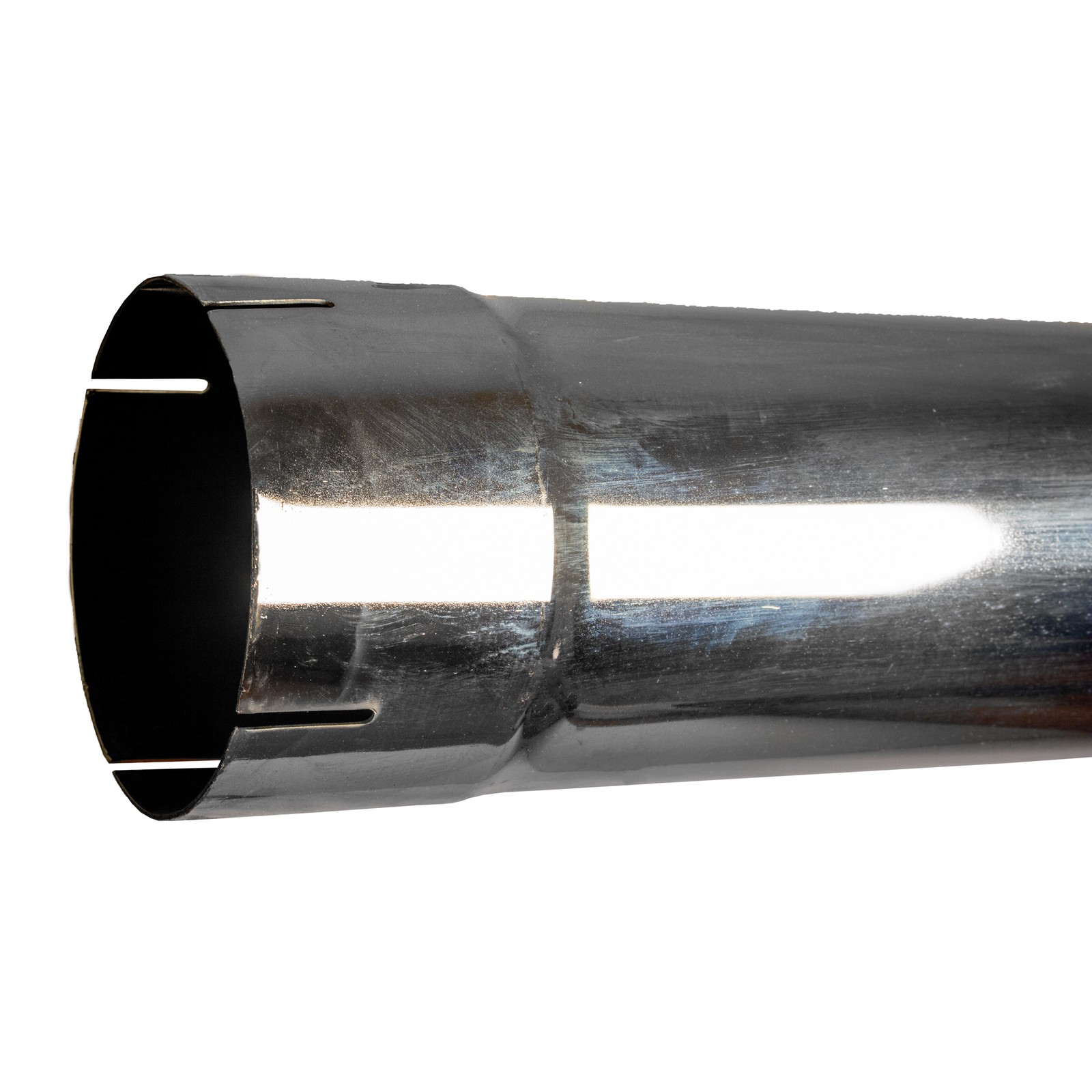 Exhaust Pipe Replacement for UNIVERSAL 5″ x 96″, Curved Chrome