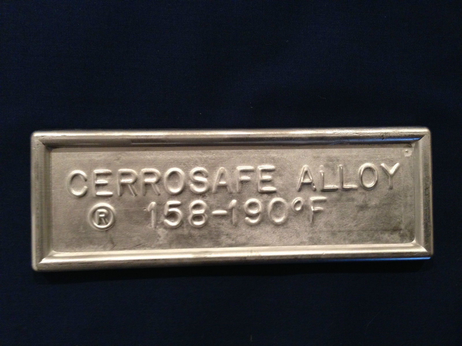 Cerrosafe 160-190 Chamber Casting Alloy – 1/2 lb. ingot