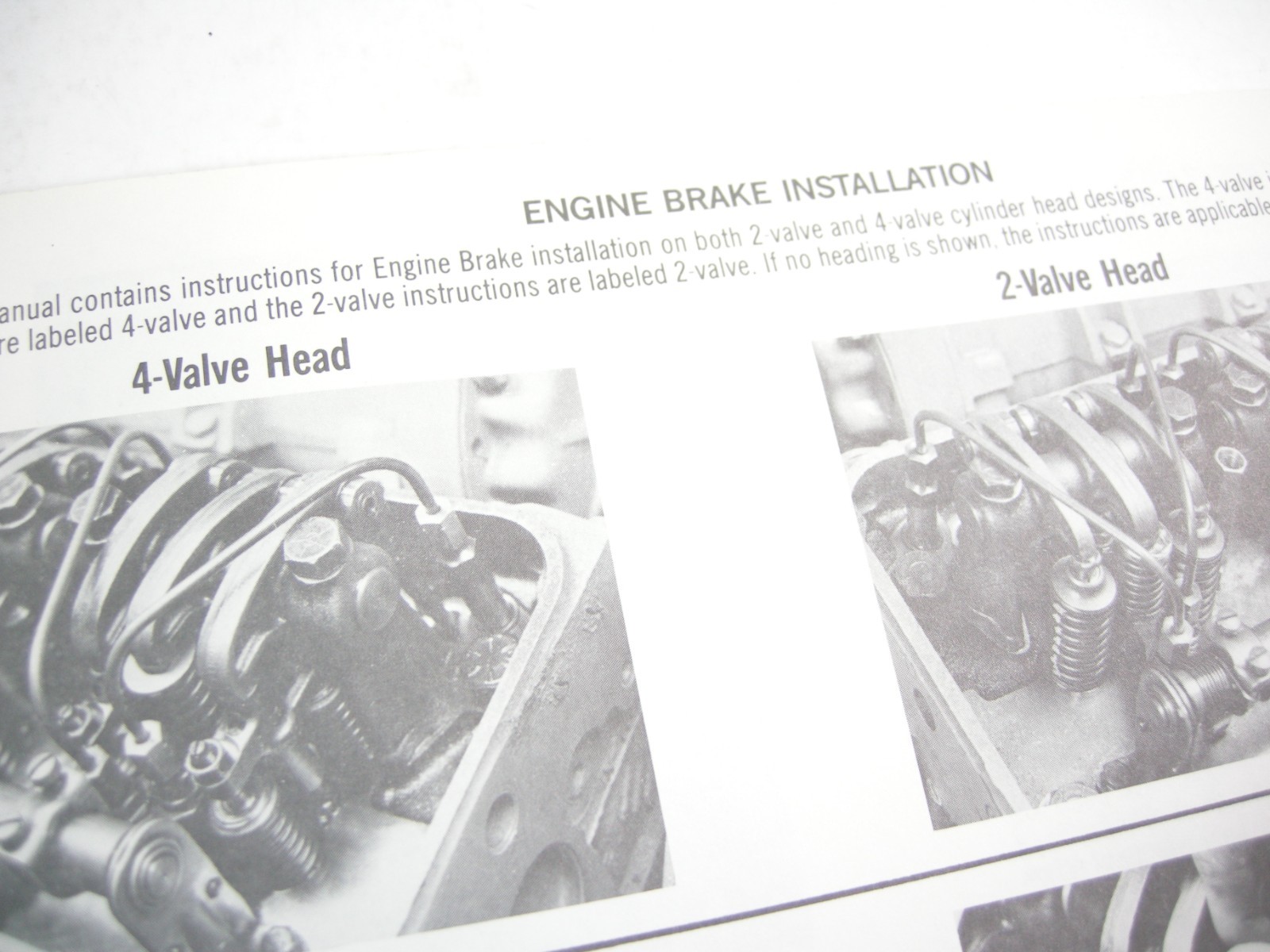 Jacobs Engine Jake Brake 71 92 71A 92A Installation Service Repair Shop Manual