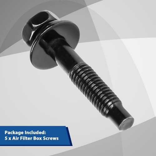 5-Piece Air Filter Housing Screw Set Compatible with Accor Size: 90091-RAA-A00