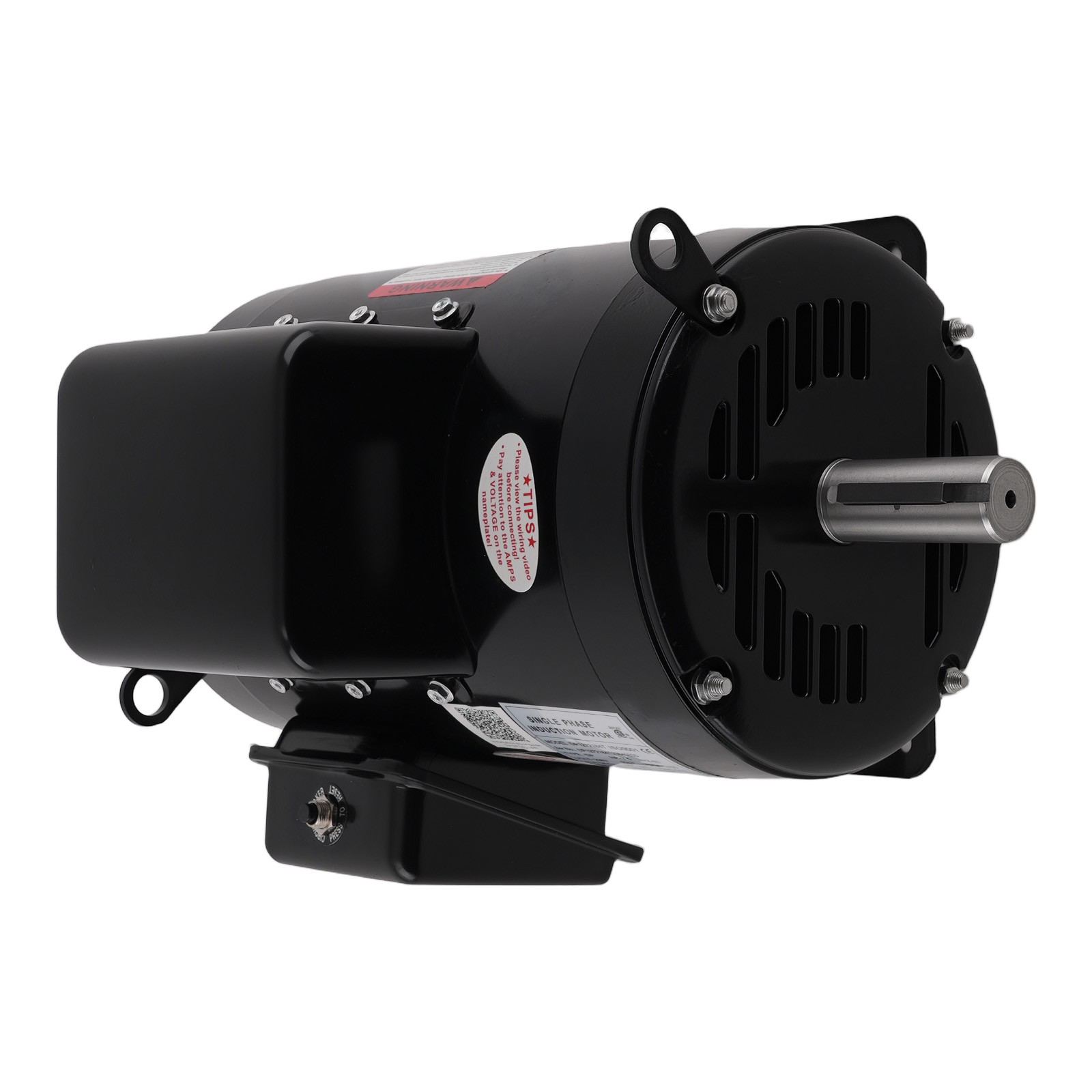 7.5HP Air Compressor Electric Motor 3450 RPM 184T Frame 208/ 230 Volts CW/ CCW