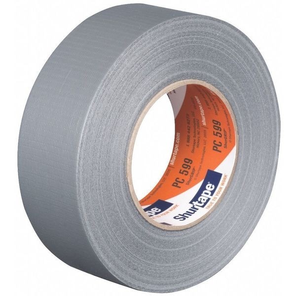 Shurtape Pc 009 Sil-48Mm X 55M-24 Rls/Cs Duct Tape,9 Mil,Silver,Pk24