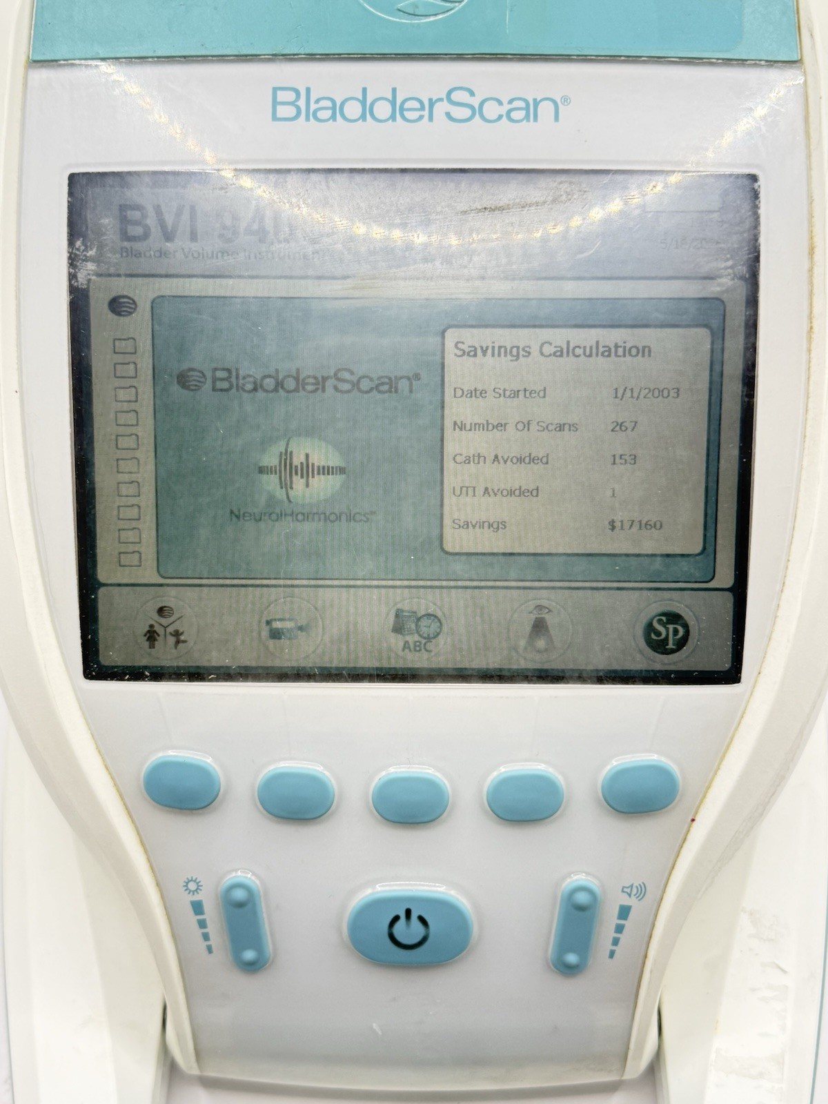 Verathon BVI 9400 BladderScan Portable Bladder Scanner 0570-0190