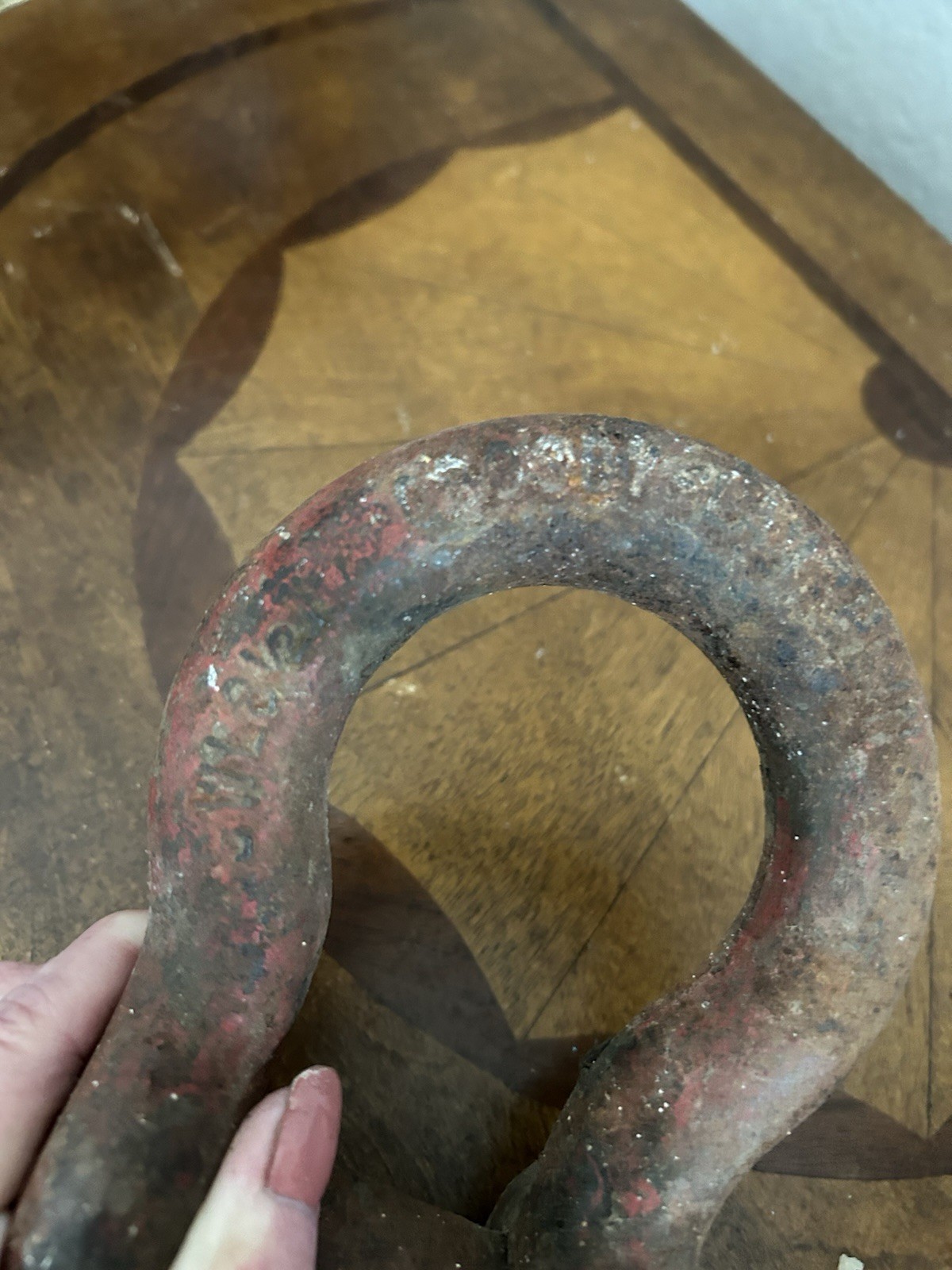 Vintage Crosby Anchor Shackle For Rigging Heavy Loads 5” Width 6.5” Length